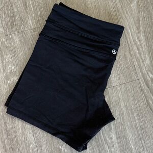 lululemon athletica Women's Classic Black Bike Shorts